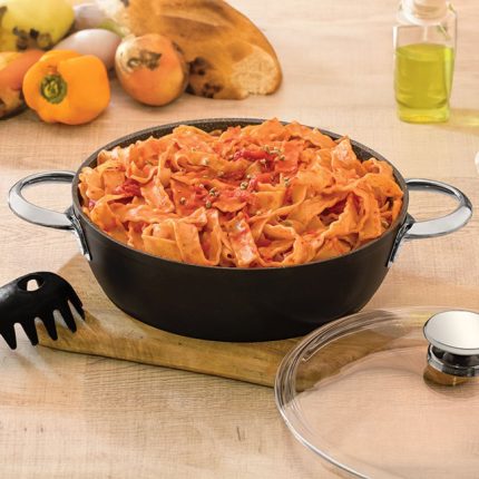 DORA 30 Cm Granit Karnıyarık Tencere Sade 6 Lt.